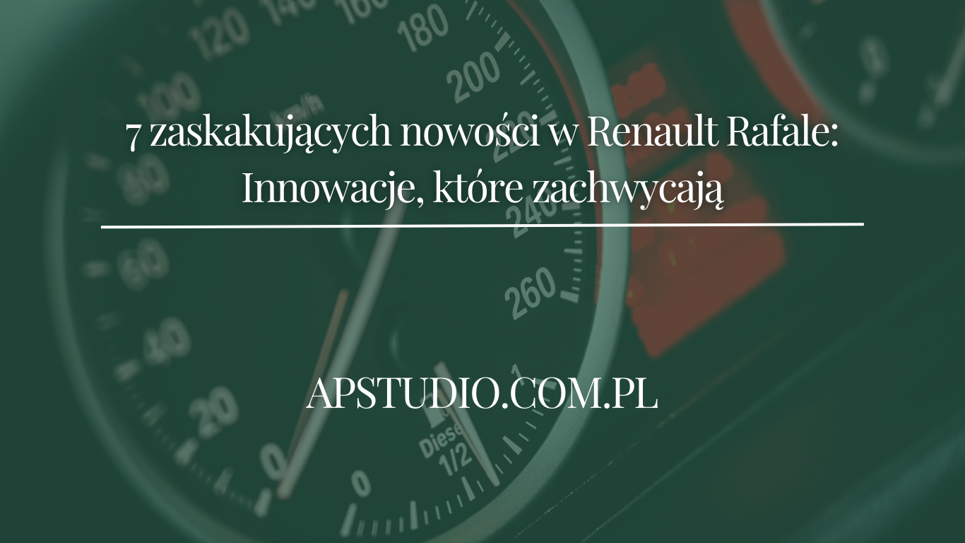 7 zaskakujących nowości w Renault Rafale: Innowacje, które zachwycają